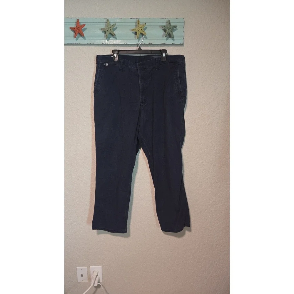 carhartt fire resistance blue chinos 38 x 28